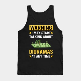 Warning Diorama Dioramas Tank Top